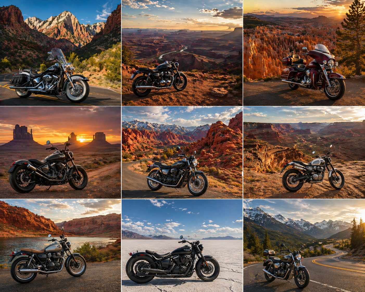 Honda Africa Twin adventure bike in Moab